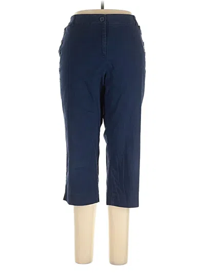 Pre-owned Talbots Outlet Casual Pants In Blue