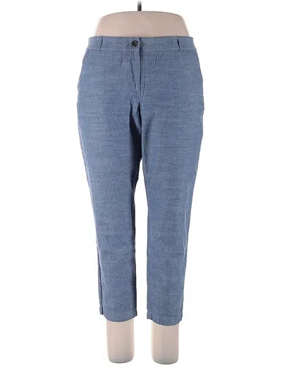 Pre-owned Talbots Outlet Casual Pants In Blue