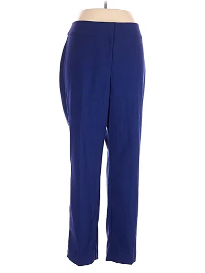 Pre-owned Talbots Outlet Casual Pants In Blue