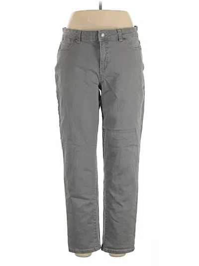 Pre-owned Talbots Outlet Casual Pants In Gray