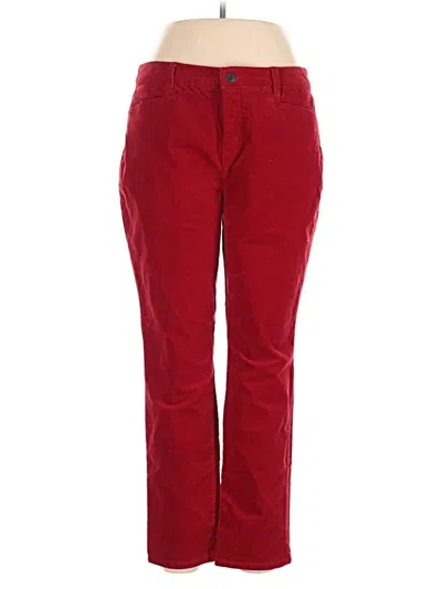 Pre-owned Talbots Outlet Casual Pants In Red