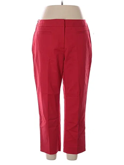Pre-owned Talbots Outlet Casual Pants In Red