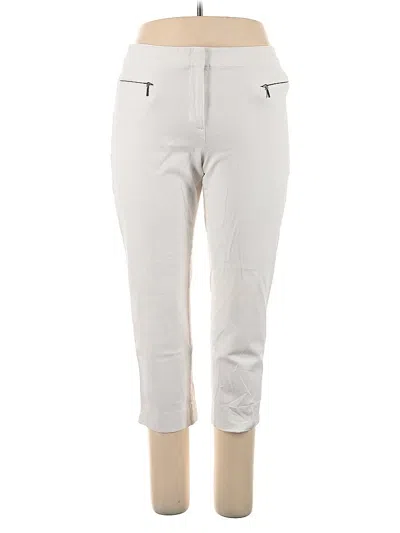 Pre-owned Talbots Outlet Casual Pants In White