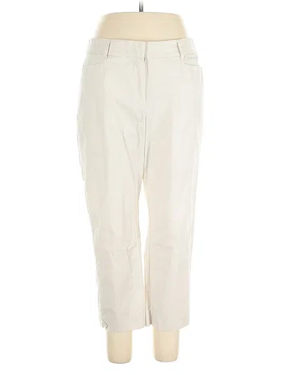 Pre-owned Talbots Outlet Casual Pants In White