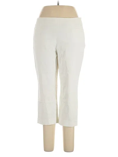Pre-owned Talbots Outlet Casual Pants In White