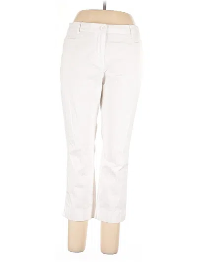 Pre-owned Talbots Outlet Casual Pants In White