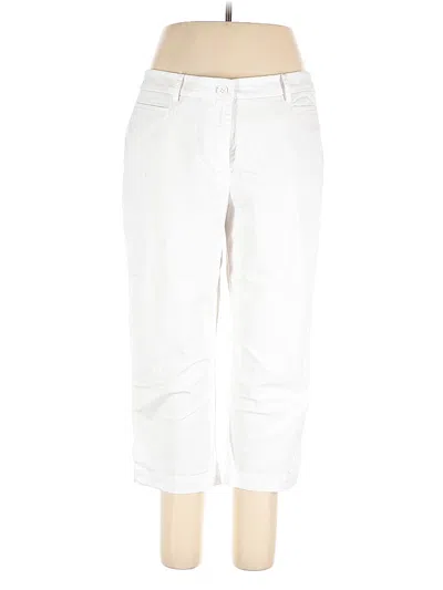 Pre-owned Talbots Outlet Casual Pants In White