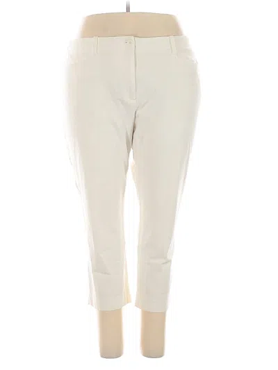 Pre-owned Talbots Outlet Casual Pants In White