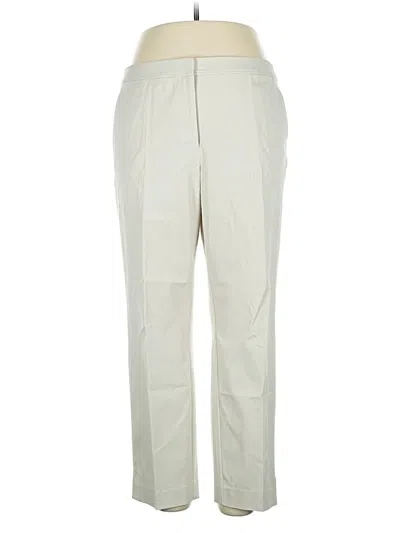 Pre-owned Talbots Outlet Casual Pants In White