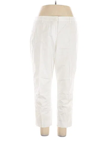 Pre-owned Talbots Outlet Casual Pants In White