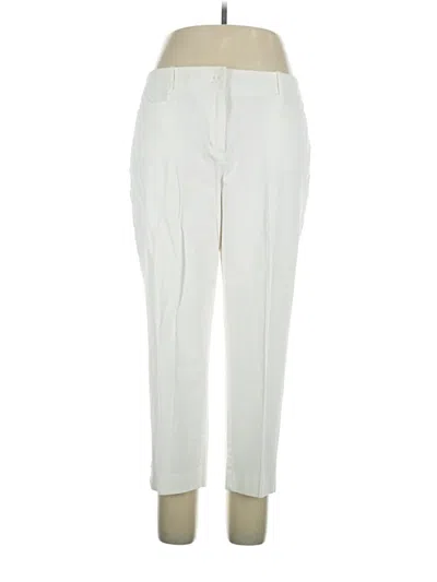 Pre-owned Talbots Outlet Casual Pants In White