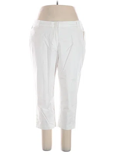 Pre-owned Talbots Outlet Casual Pants In White