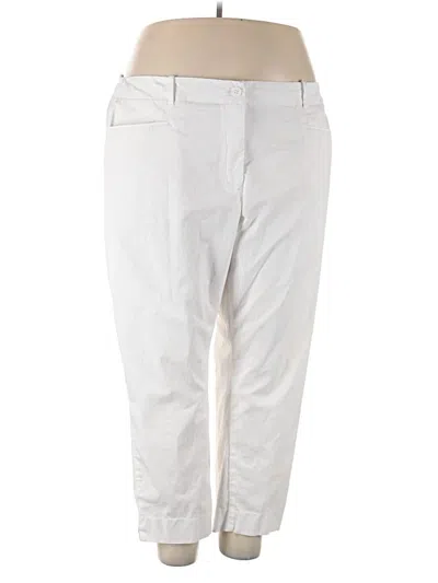 Pre-owned Talbots Outlet Casual Pants In White