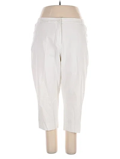 Pre-owned Talbots Outlet Casual Pants In White
