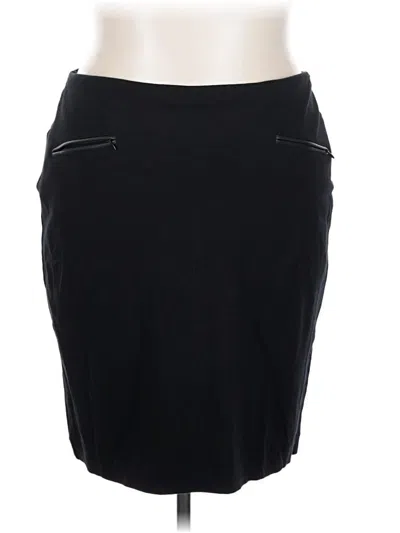 Pre-owned Talbots Outlet Casual Skirt In Black