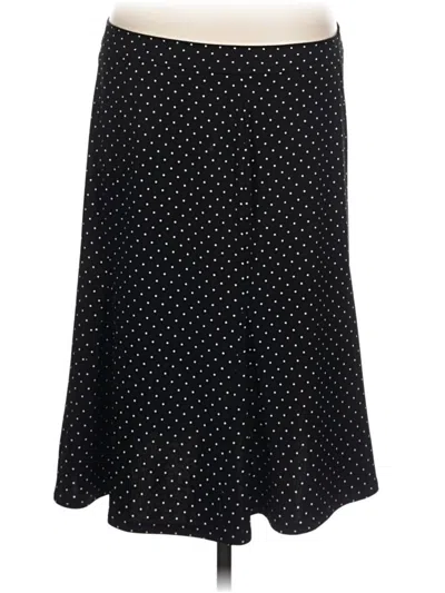 Pre-owned Talbots Outlet Casual Skirt In Black