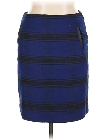 Pre-owned Talbots Outlet Casual Skirt In Blue