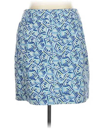 Pre-owned Talbots Outlet Casual Skirt In Blue