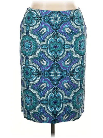 Pre-owned Talbots Outlet Casual Skirt In Blue