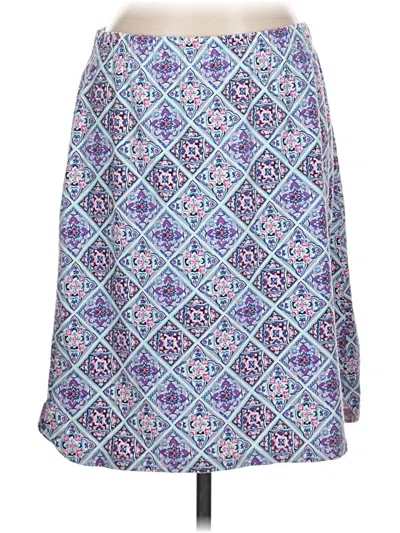 Pre-owned Talbots Outlet Casual Skirt In Blue