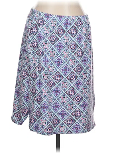 Pre-owned Talbots Outlet Casual Skirt In Blue