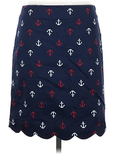 Pre-owned Talbots Outlet Casual Skirt In Blue