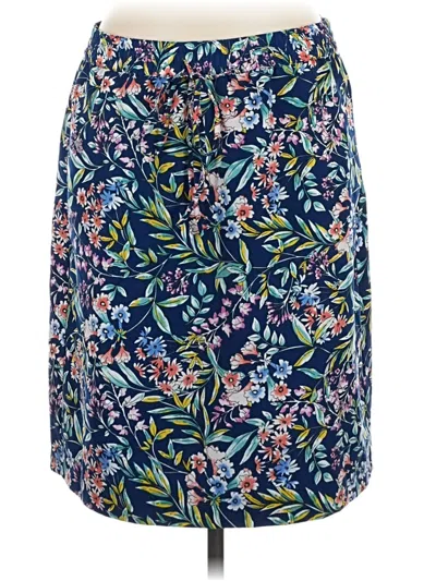 Pre-owned Talbots Outlet Casual Skirt In Blue