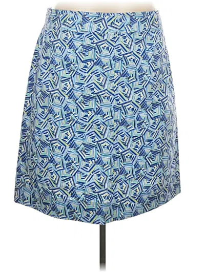 Pre-owned Talbots Outlet Casual Skirt In Blue