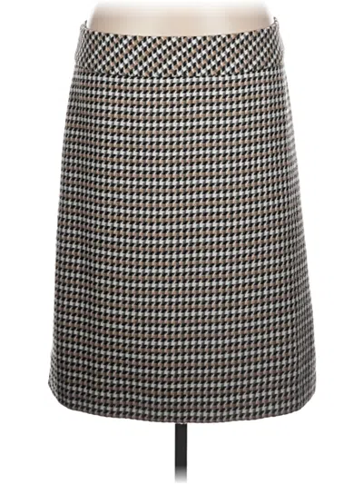 Pre-owned Talbots Outlet Casual Skirt In Gray