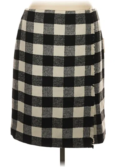 Pre-owned Talbots Outlet Casual Skirt In Gray