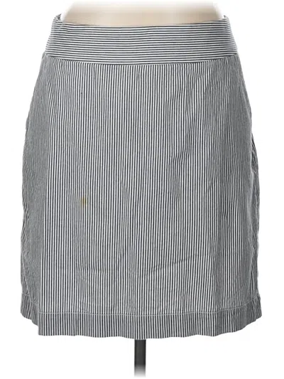 Pre-owned Talbots Outlet Casual Skirt In Gray