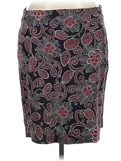 Pre-owned Talbots Outlet Casual Skirt In Gray