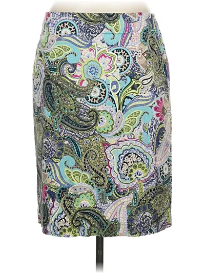 Pre-owned Talbots Outlet Casual Skirt In Green