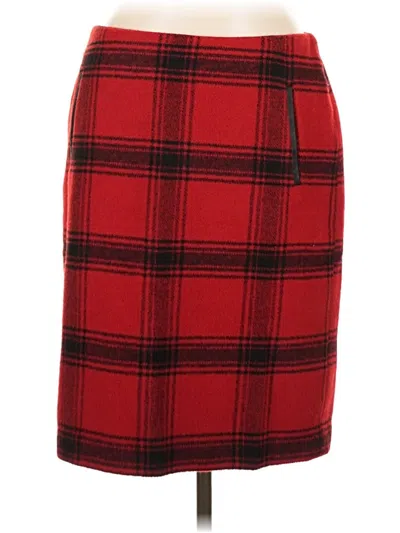 Pre-owned Talbots Outlet Casual Skirt In Red