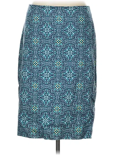 Pre-owned Talbots Outlet Casual Skirt In Teal