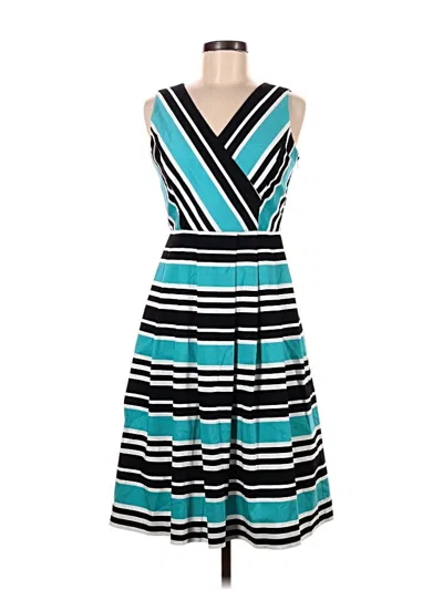 Pre-owned Talbots Outlet Cocktail Dress In Blue