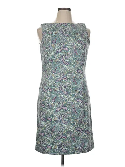 Pre-owned Talbots Outlet Cocktail Dress In Blue