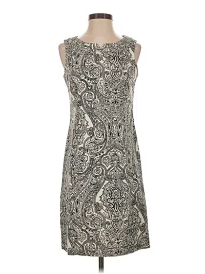 Pre-owned Talbots Outlet Cocktail Dress In Gray