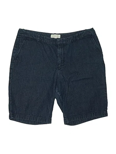 Pre-owned Talbots Outlet Denim Shorts In Blue