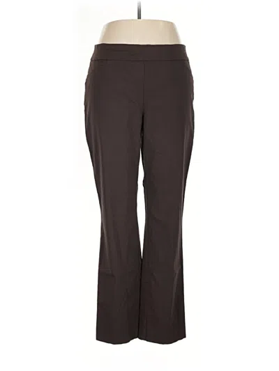 Pre-owned Talbots Outlet Dress Pants In Brown