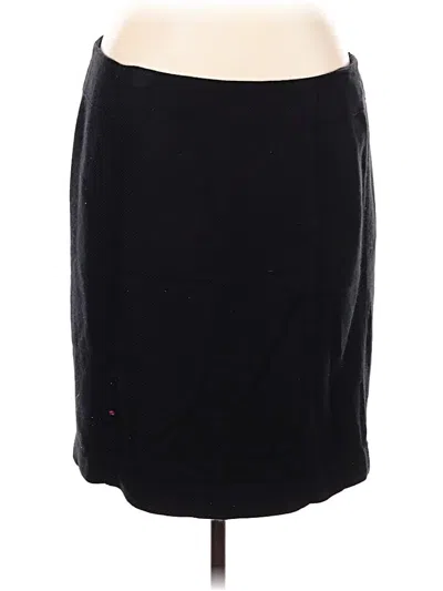 Pre-owned Talbots Outlet Formal Skirt In Black