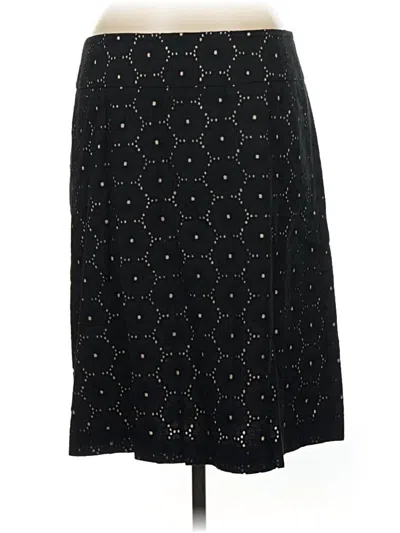 Pre-owned Talbots Outlet Formal Skirt In Black