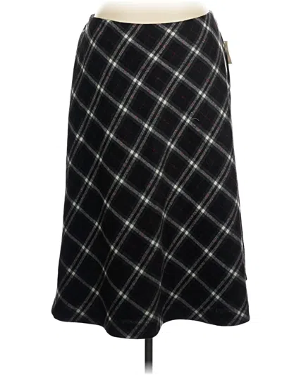 Pre-owned Talbots Outlet Formal Skirt In Black