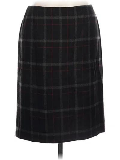 Pre-owned Talbots Outlet Formal Skirt In Black