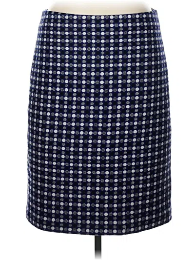Pre-owned Talbots Outlet Formal Skirt In Blue