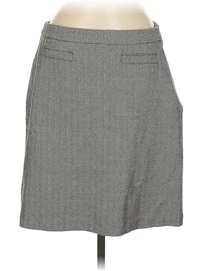 Pre-owned Talbots Outlet Formal Skirt In Gray