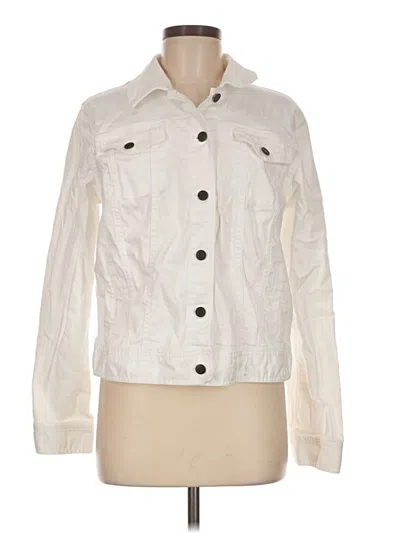Pre-owned Talbots Outlet Jacket In Ivory