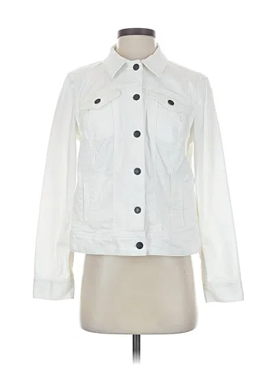 Pre-owned Talbots Outlet Jacket In White