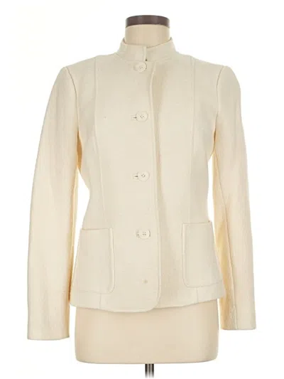 Pre-owned Talbots Outlet Jacket In White