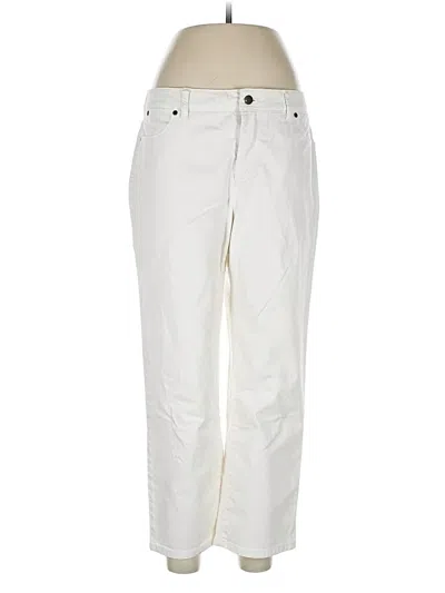 Pre-owned Talbots Outlet Jeans In Ivory